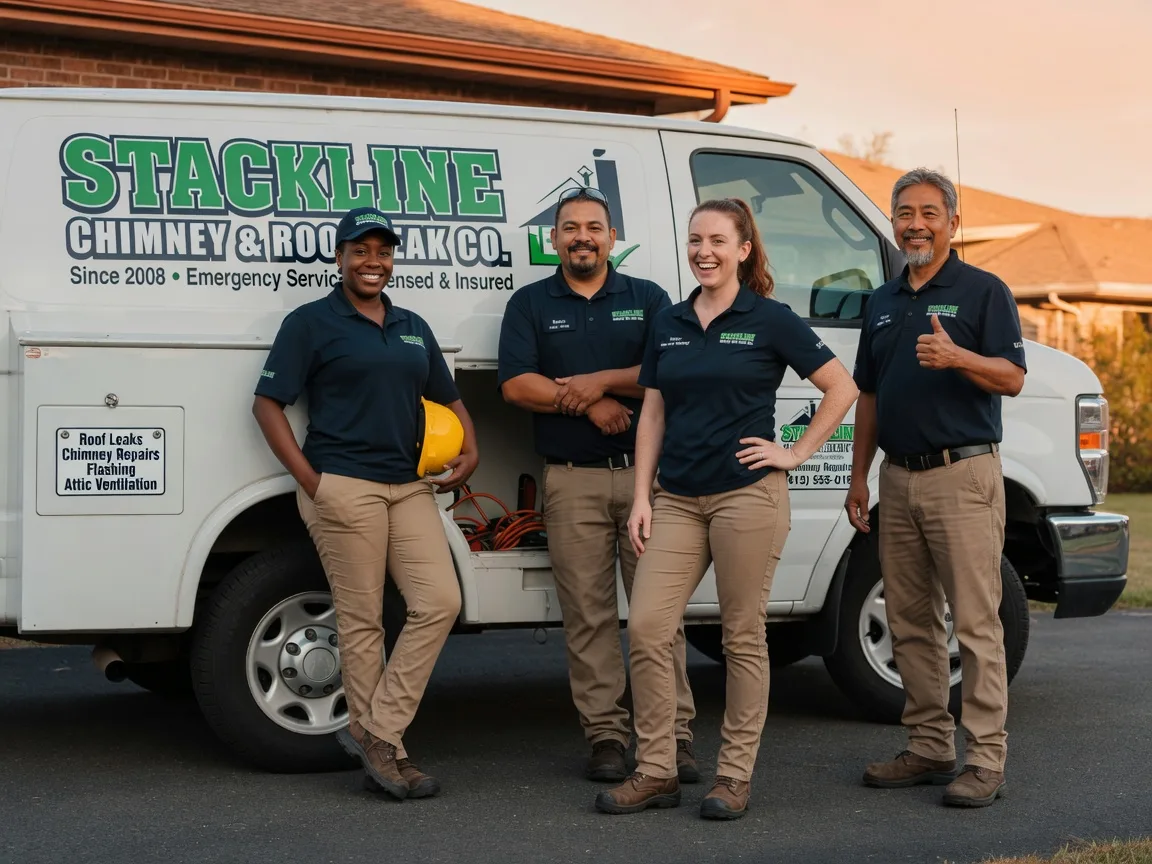 Chimney flashing repair company in Crockett, TX